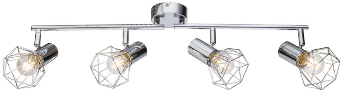 Globo Lighting Xara I plafonnier 4x40 W chrome 54802-4