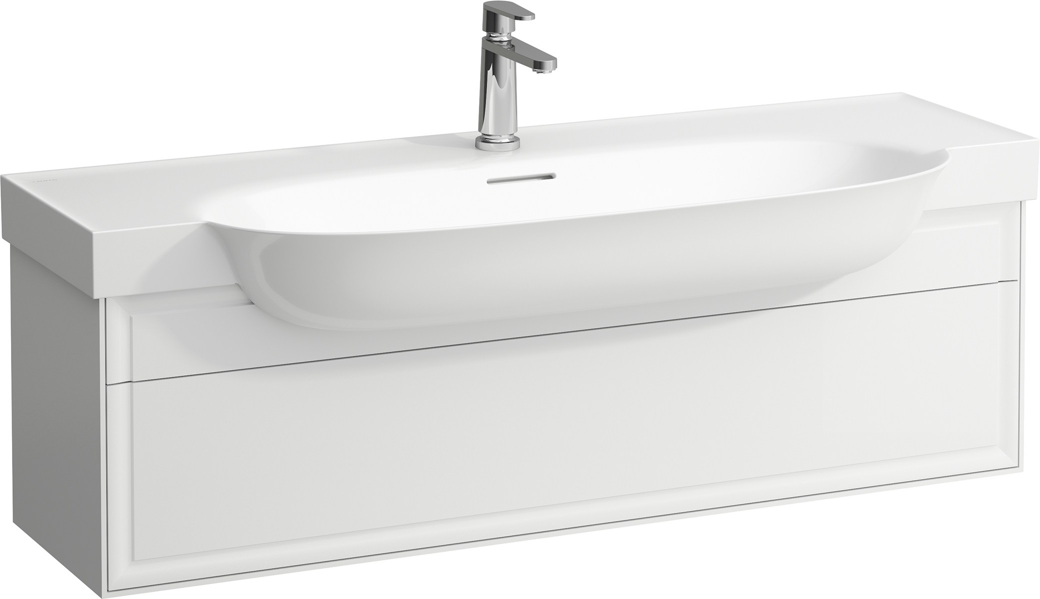 Laufen The New Classic armoire 117.6x31.6x34.4 cm sous-lavabo suspendu blanc H4060510856311
