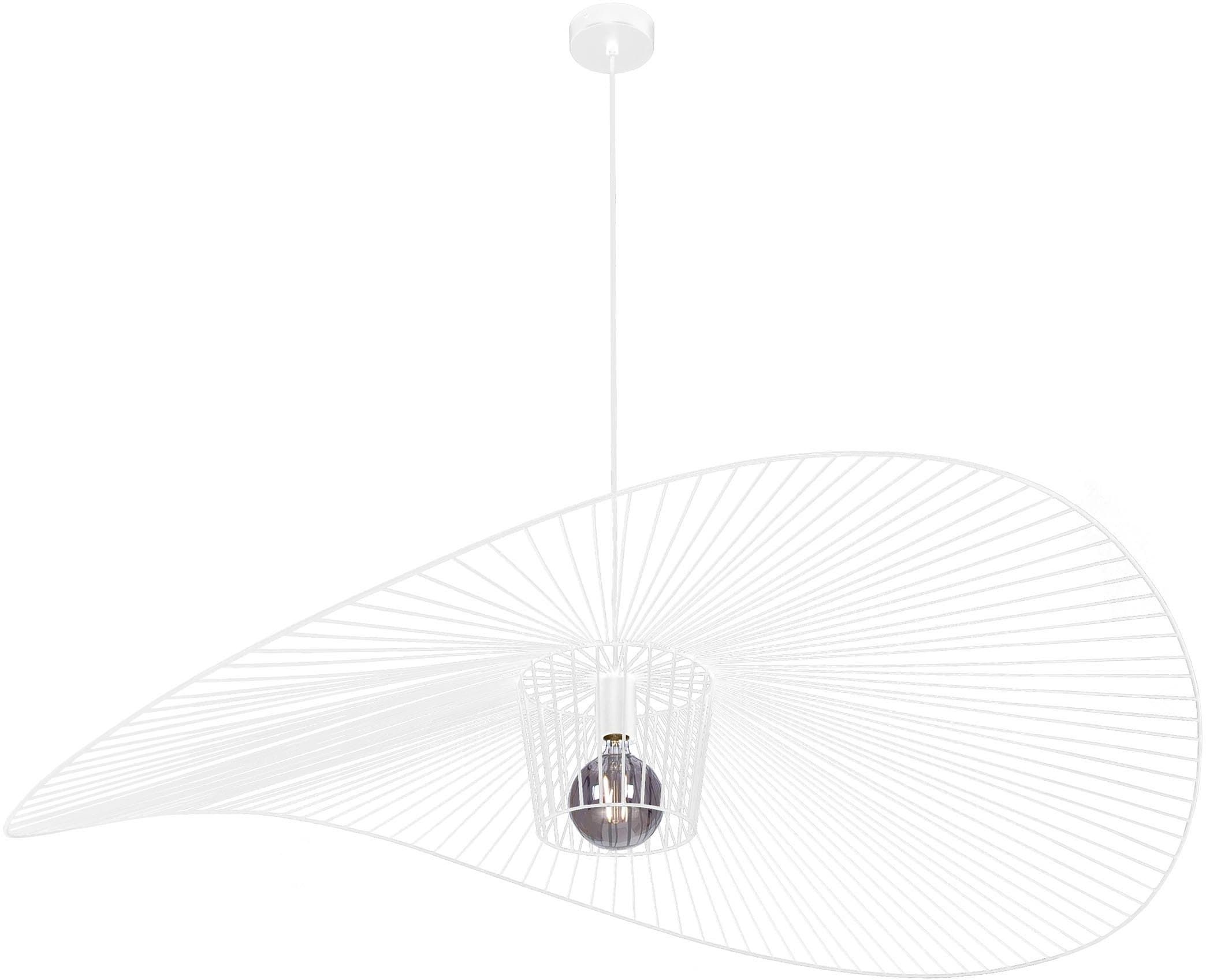 Kaja Kapelusz lampe suspendue 1x60 W blanc KP-21BIAŁY