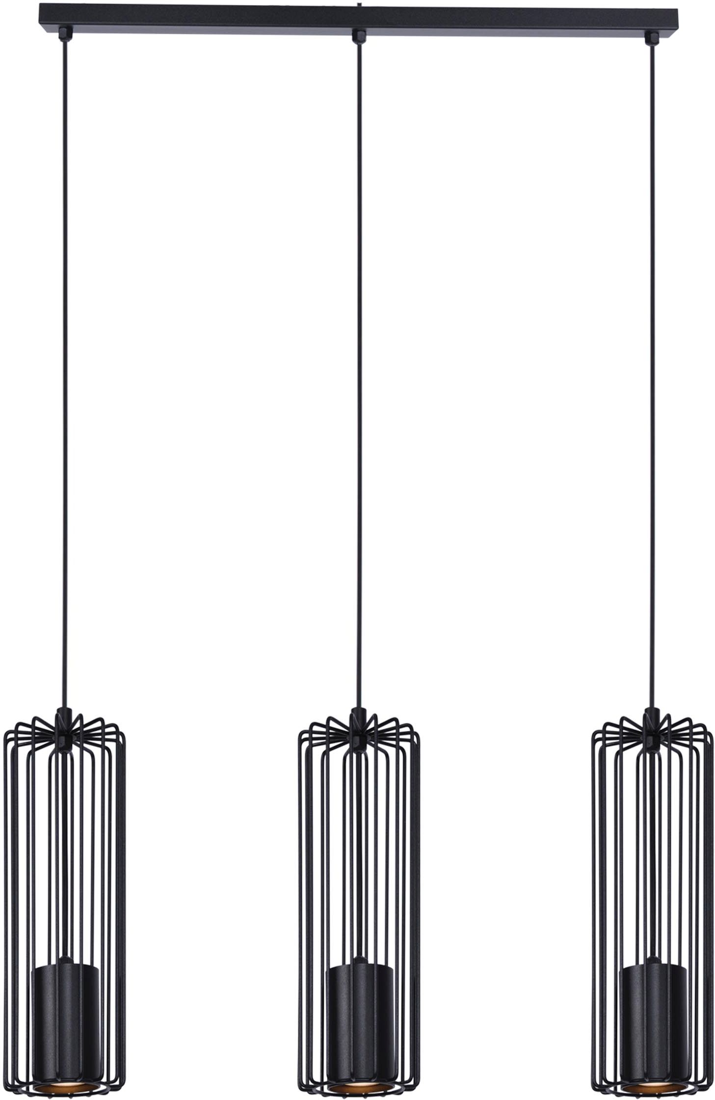 Kaja Falcon lampe suspendue 3x10 W noir K-4931