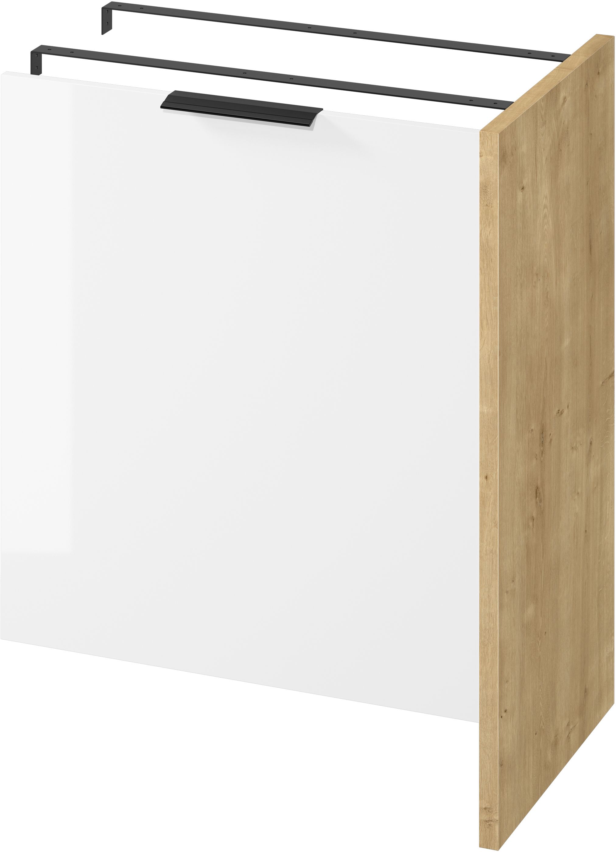 Cersanit City armoire 67.5x44.8x71.6 cm blanc-chêne S584-037-DSM