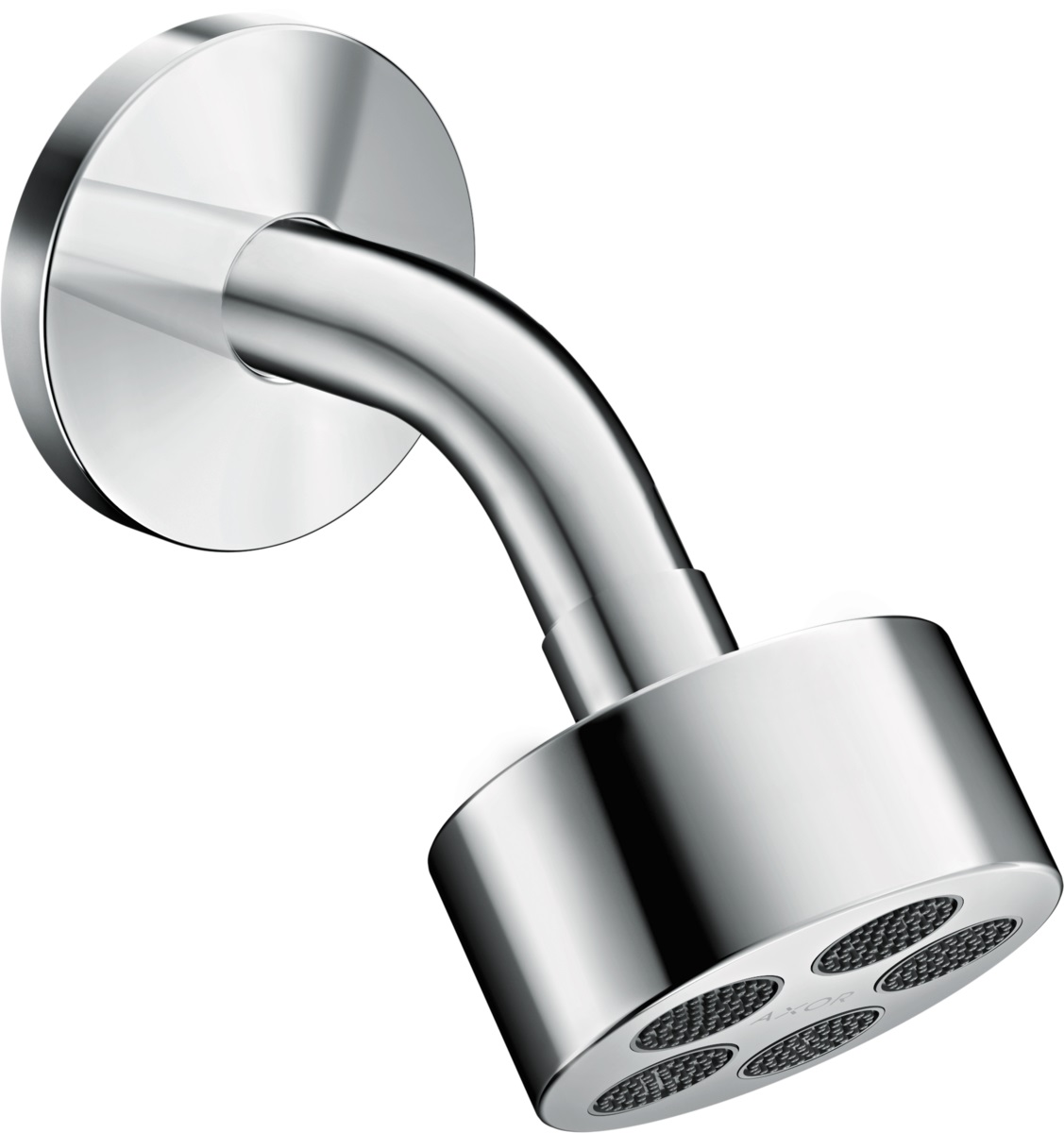 Axor One douche à effet de pluie avec bras 7.3x7.3 cm circulaitre chrome 48490000