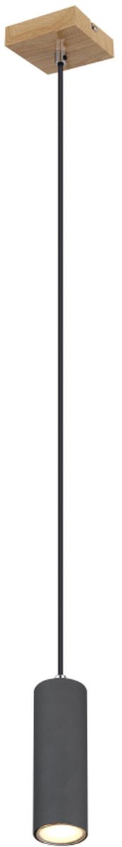 Globo Lighting Robby lampe suspendue 1x35 W bois-graphite 57911HG