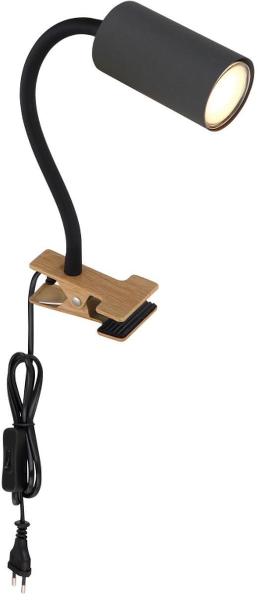Globo Lighting Robby lampe de bureau 1x25 W bois-graphite 57911KG