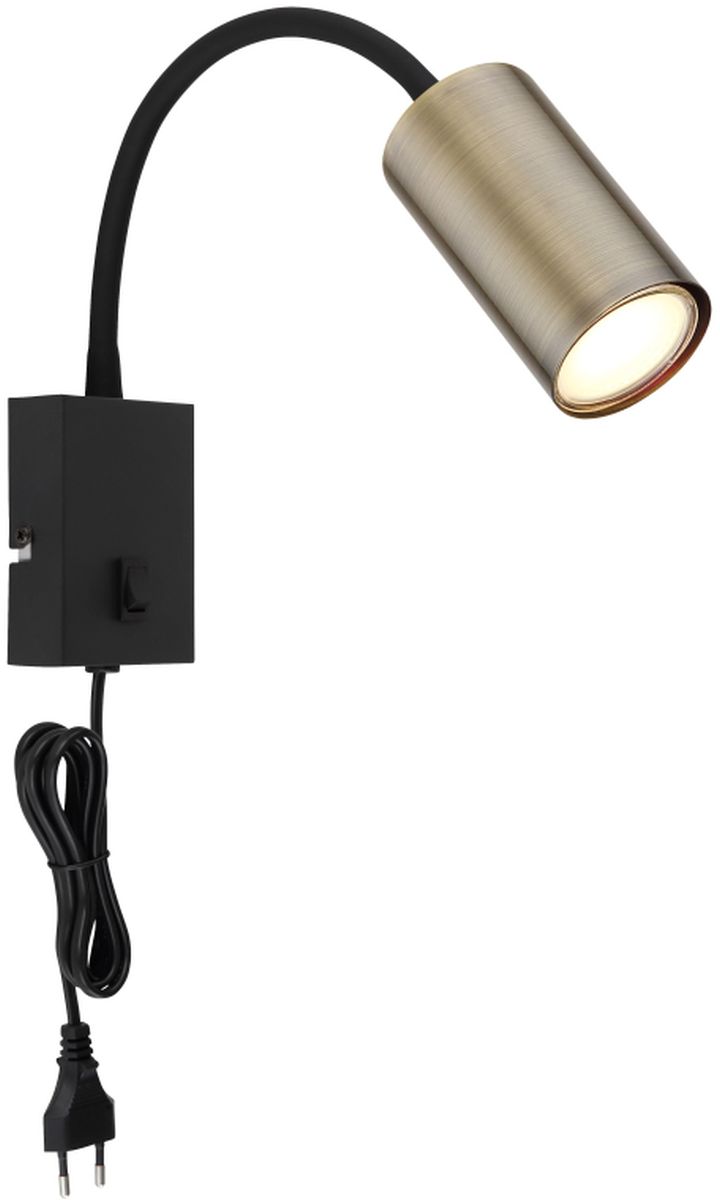 Globo Lighting Robby applique murale 1x25 W noir-laiton 57911WM