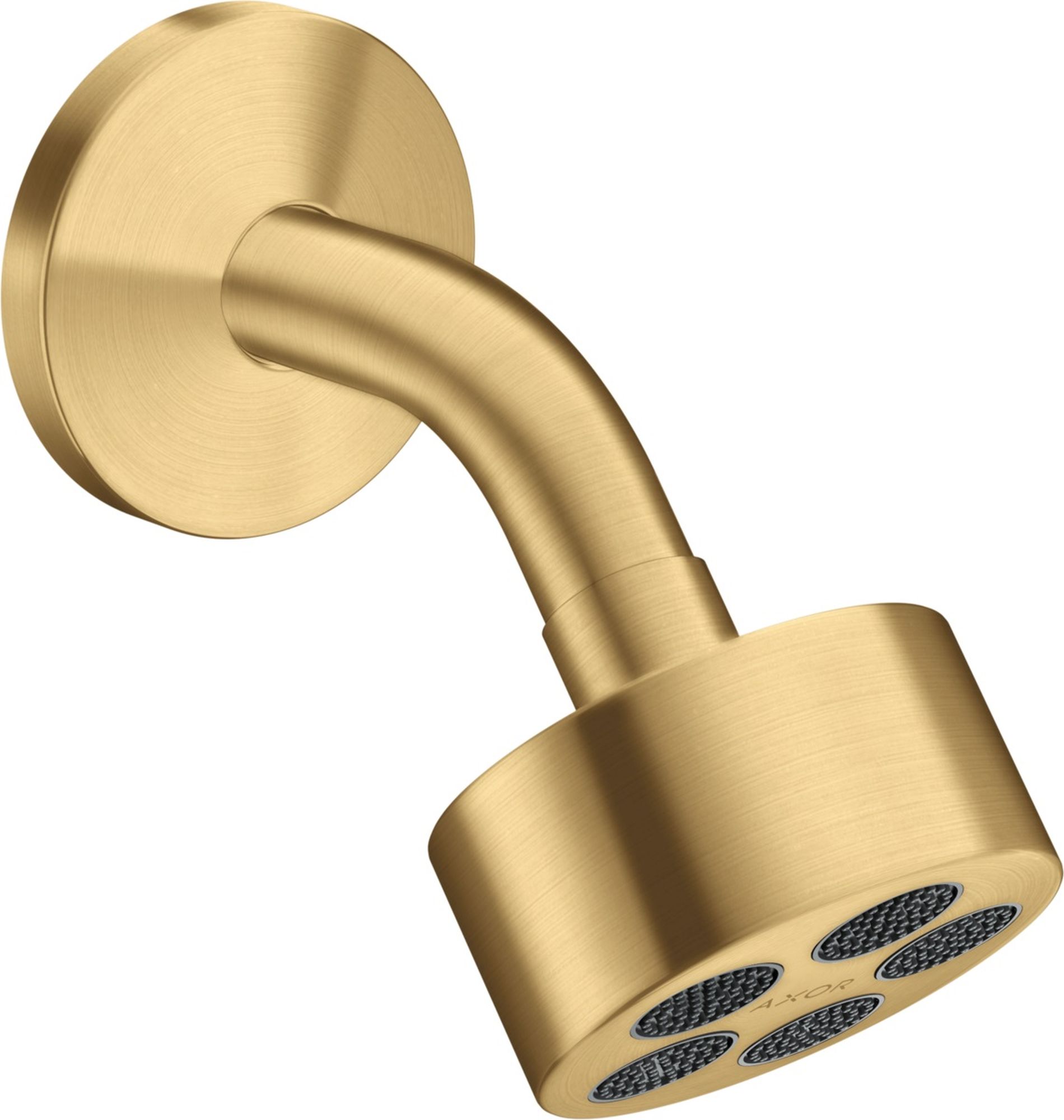 Axor One douche à effet de pluie avec bras 7.3x7.3 cm ronde doré 48490250