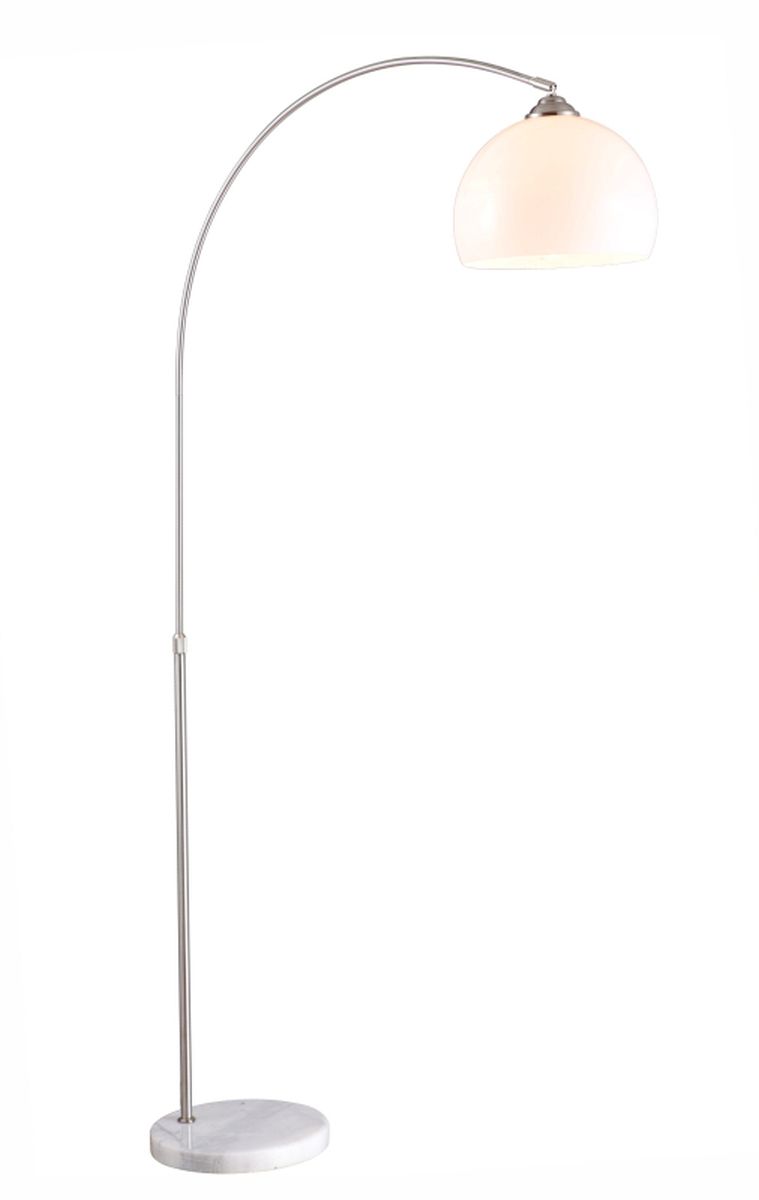 Globo Lighting Newcastle lampadaire 1x40 W blanc-satin-marbre 58227
