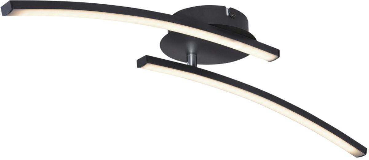 Globo Lighting Tansy I plafonnier 1x12 W noir-opale 67129-12