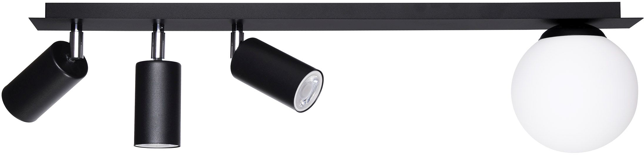Kaja Albio plafonnier 4x40 W blanc-noir K-4136