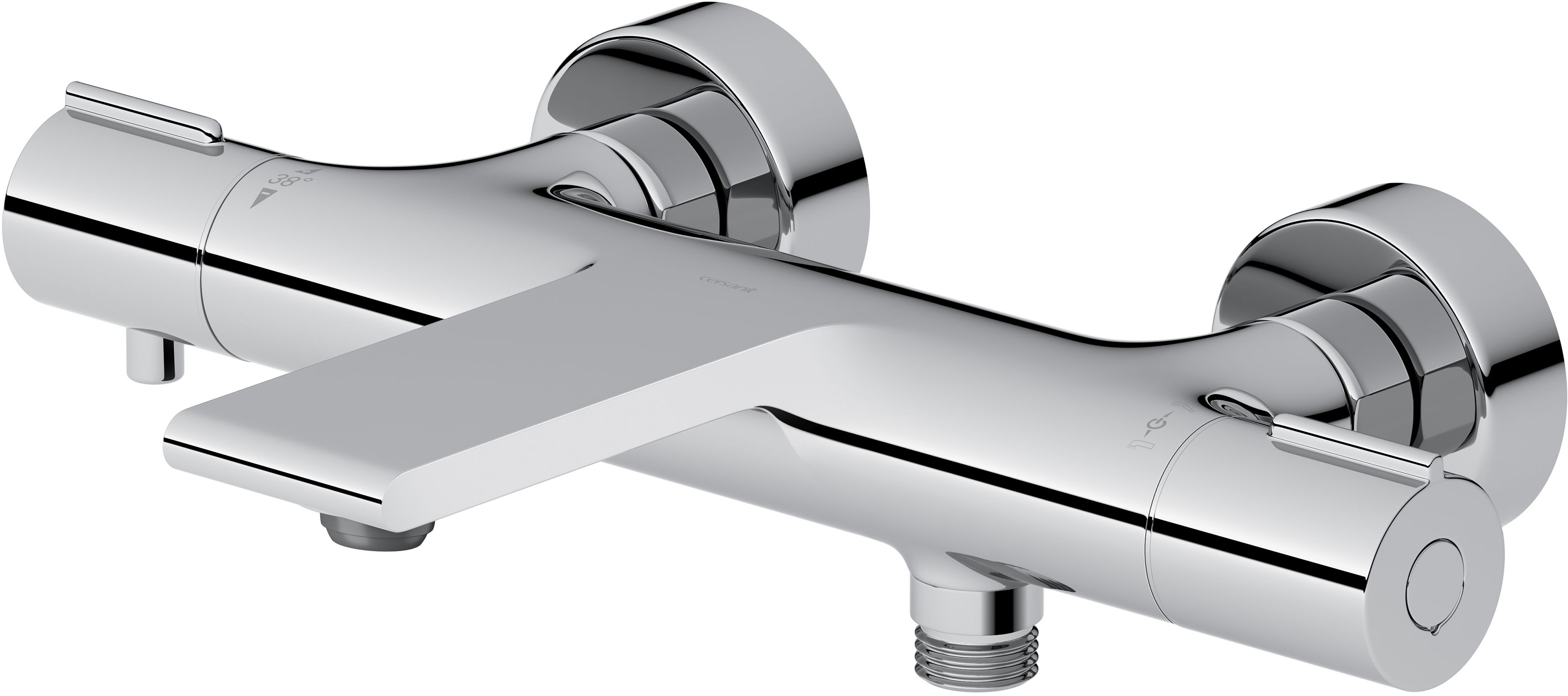 Cersanit Virgo mitigeur bain-douche murale oui chrome S951-561