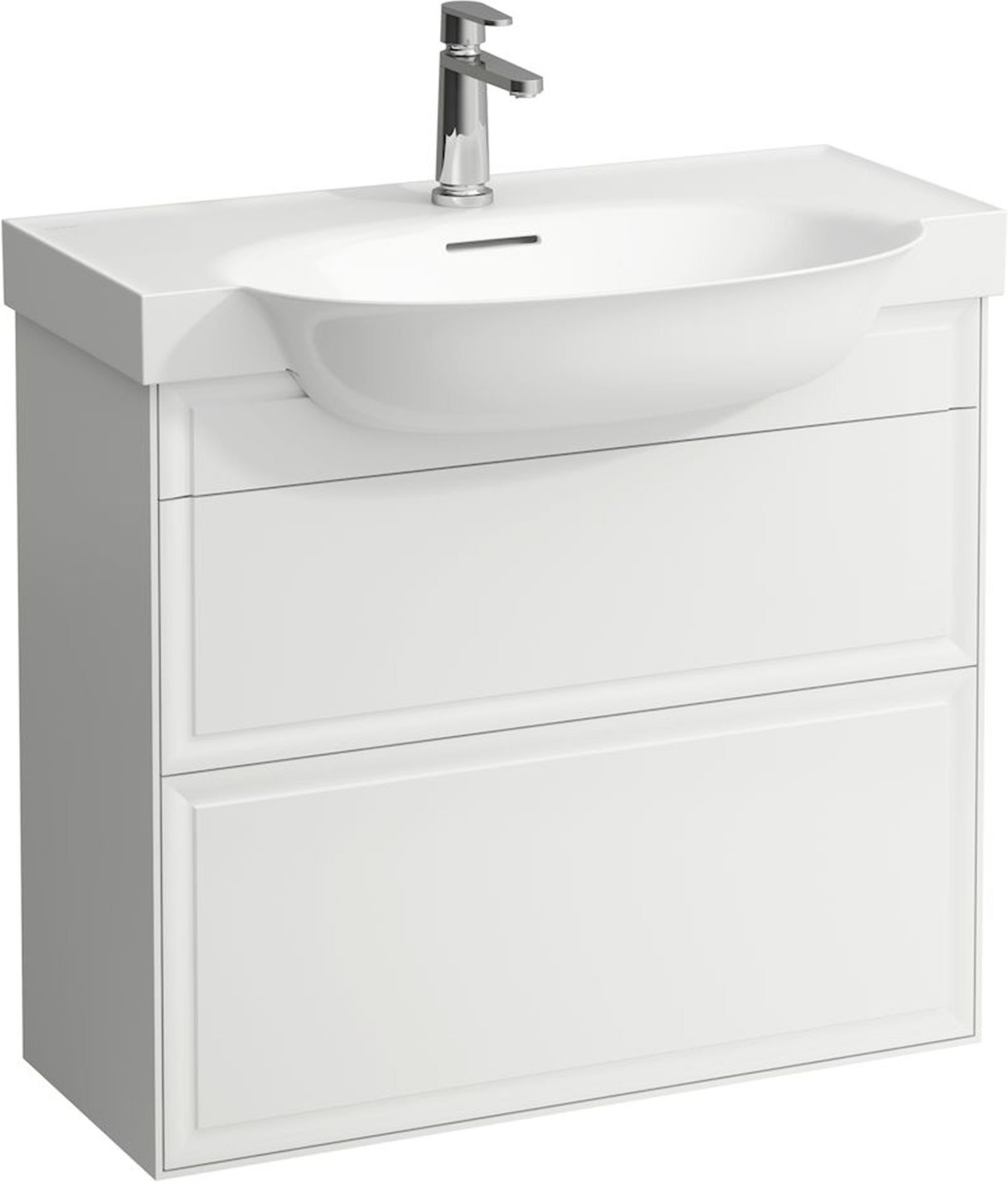 Laufen The New Classic armoire 77.6x31.6x67.7 cm sous-lavabo suspendu blanc H4060420856311