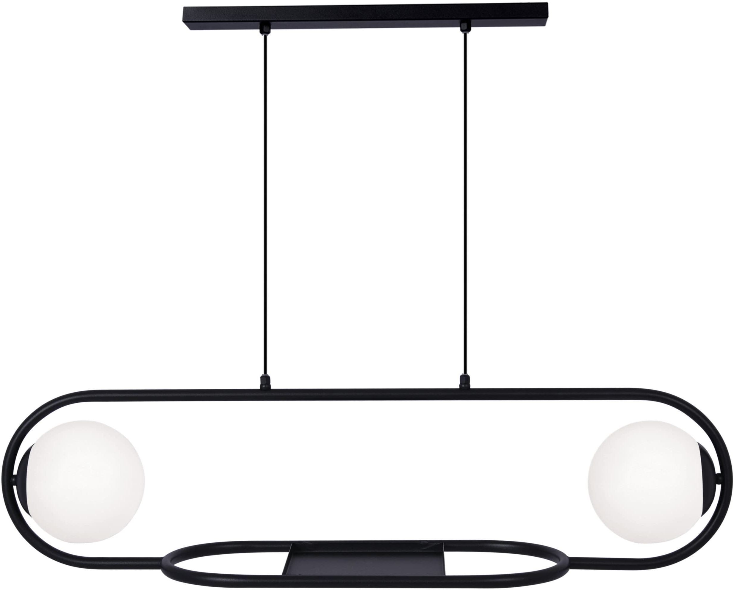 Kaja Finestra lampe suspendue 2x40 W blanc-noir K-4961