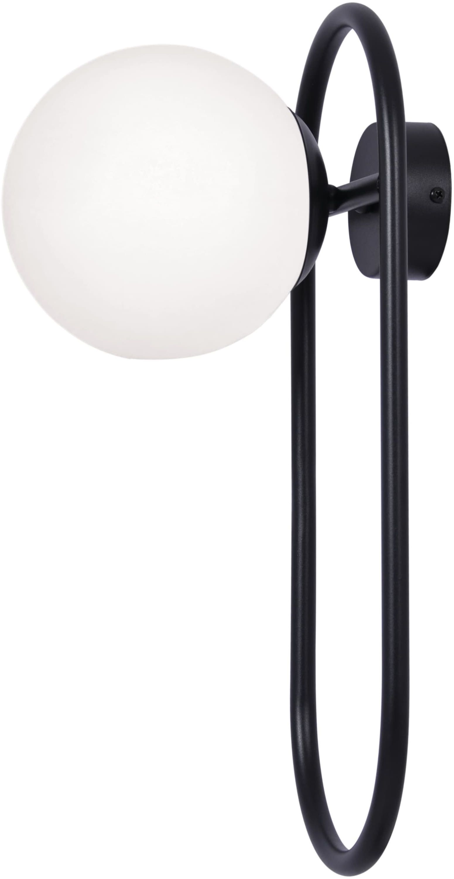 Kaja Finestra applique murale 1x40 W blanc-noir K-4964