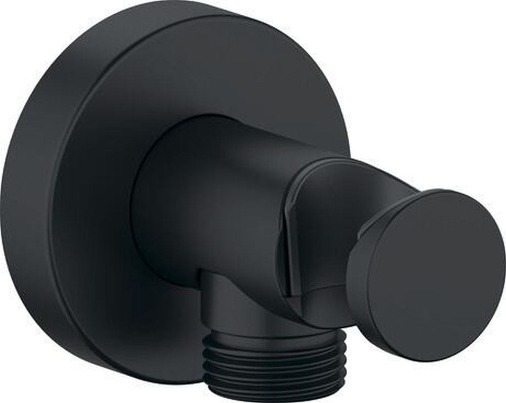 Duravit raccord coudé avec support noir UV0630009046