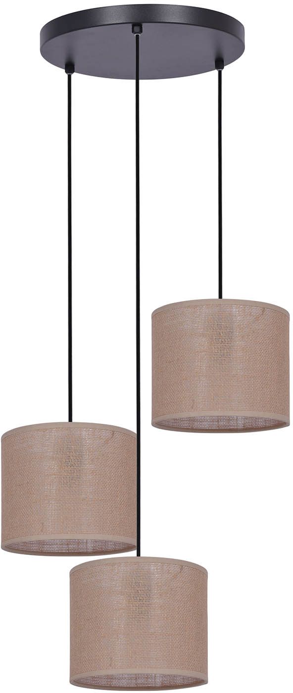 Kaja Sevana lampe suspendue 3x40 W noir K-4376