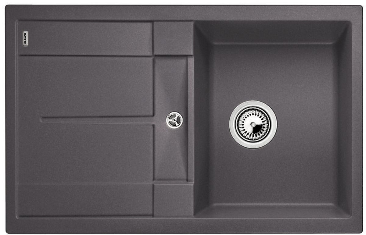 Blanco Metra 45 S évier en granit 78x50 cm gris/graphite/onyx 518869