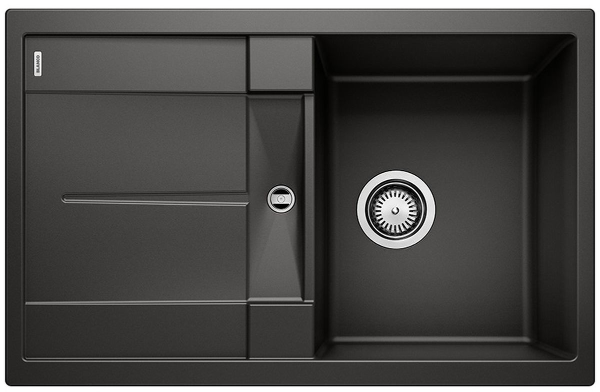 Blanco Metra 45 S évier en granit 78x50 cm noir 525915