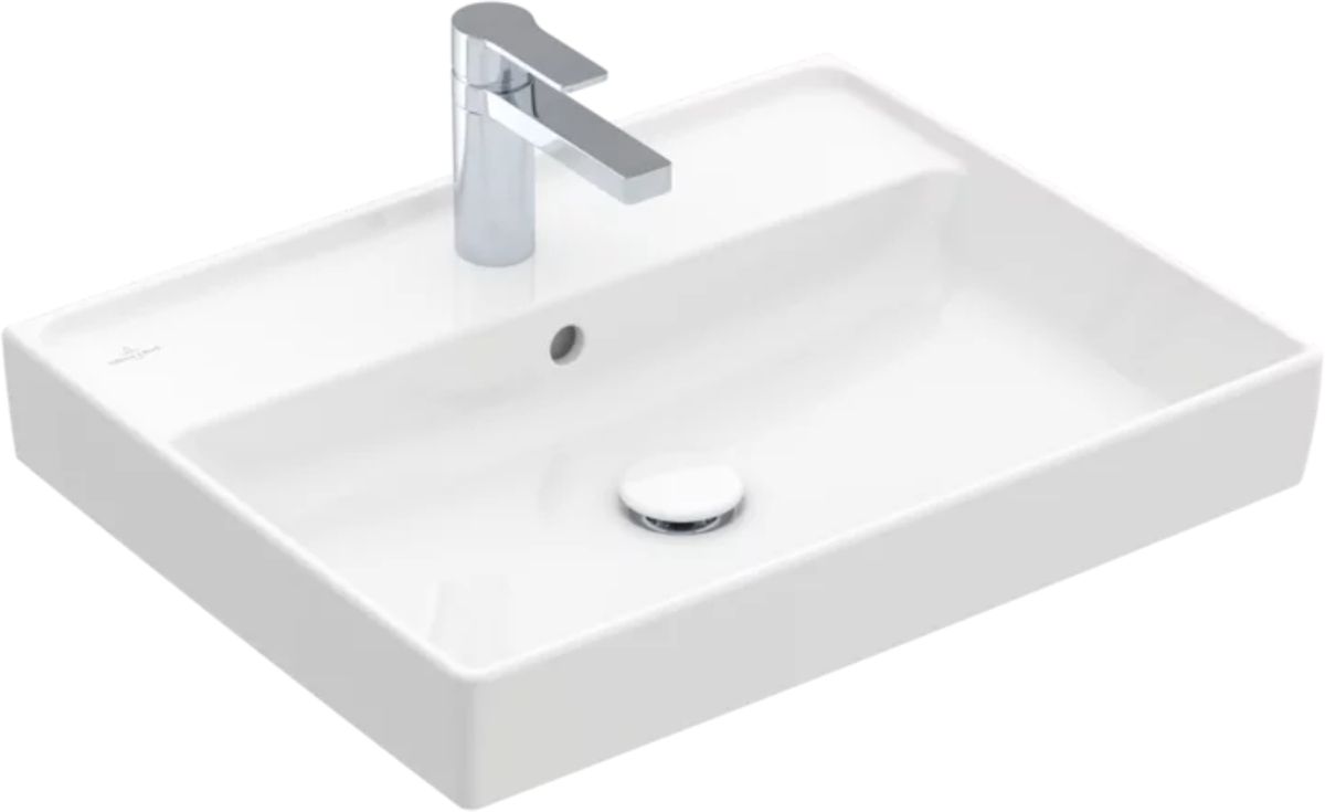 Villeroy & Boch Collaro lavabo 60x47 cm rectangulaire classique-de meuble blanc brillant 4A336GR1
