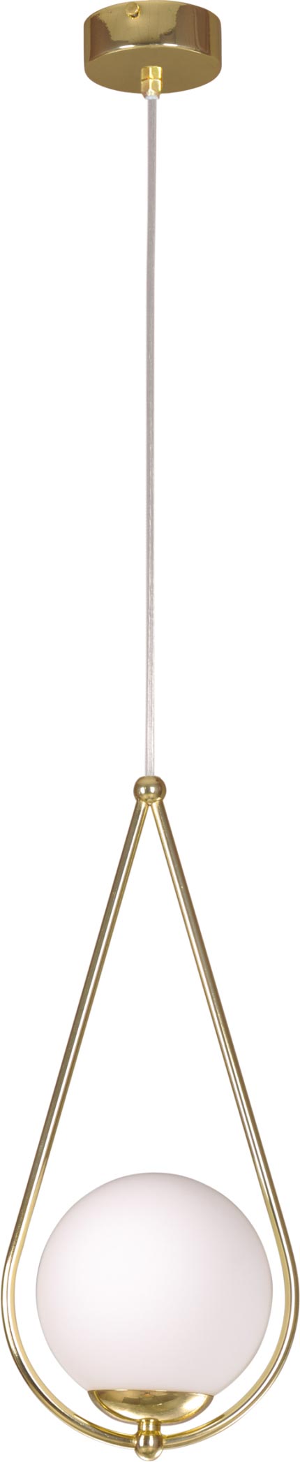 Kaja Neve Gold lampe suspendue 1x40 W blanc-laiton K-4775