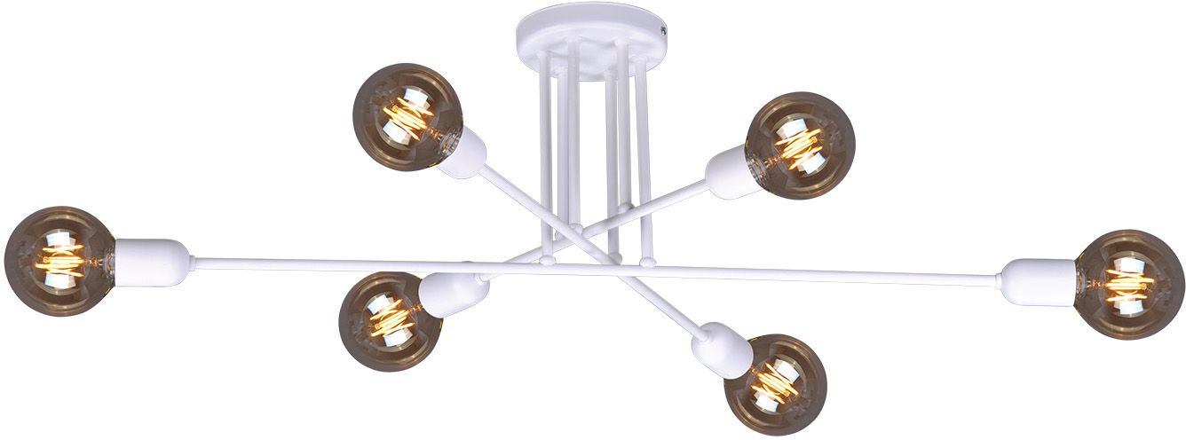 Kaja Sitya White plafonnier 6x60 W blanc K-4393