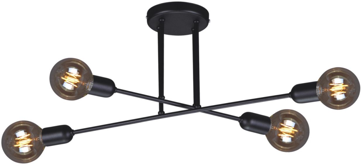 Kaja Sitya Black lampe suspendue 4x60 W noir K-4382
