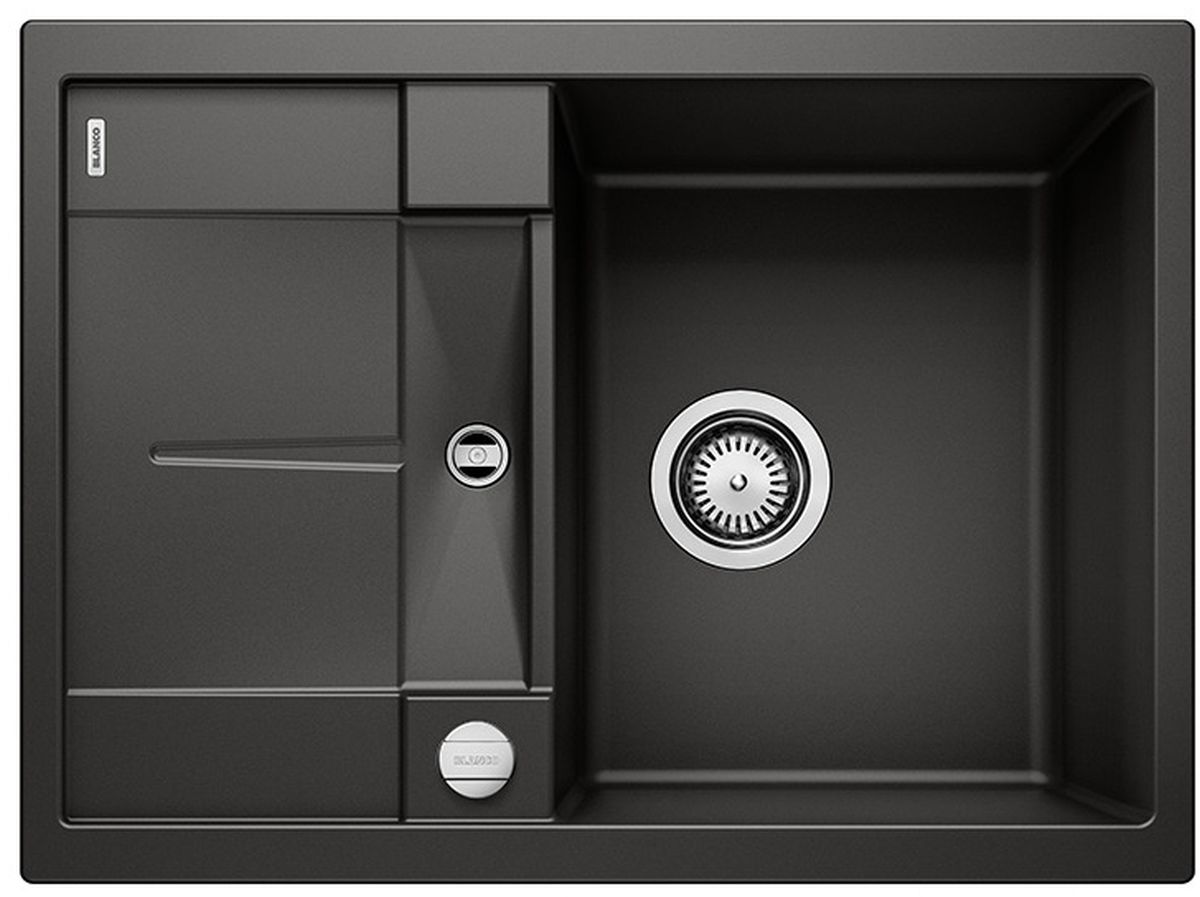 Blanco Metra 45 S Compact évier en granit 68x50 cm noir 525913
