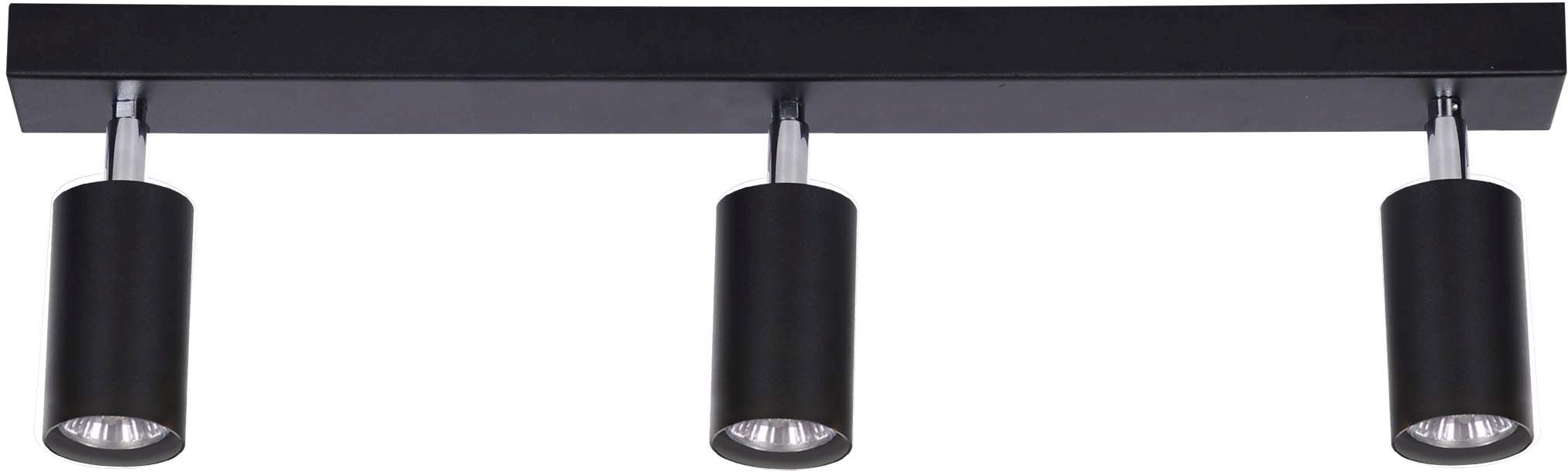 Kaja Monti plafonnier 3x10 W noir K-4727