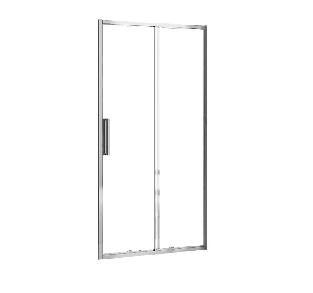 Rea Rapid Slide porte de douche 130 cm coulissant chrome brillant/verre transparent REA-K5603