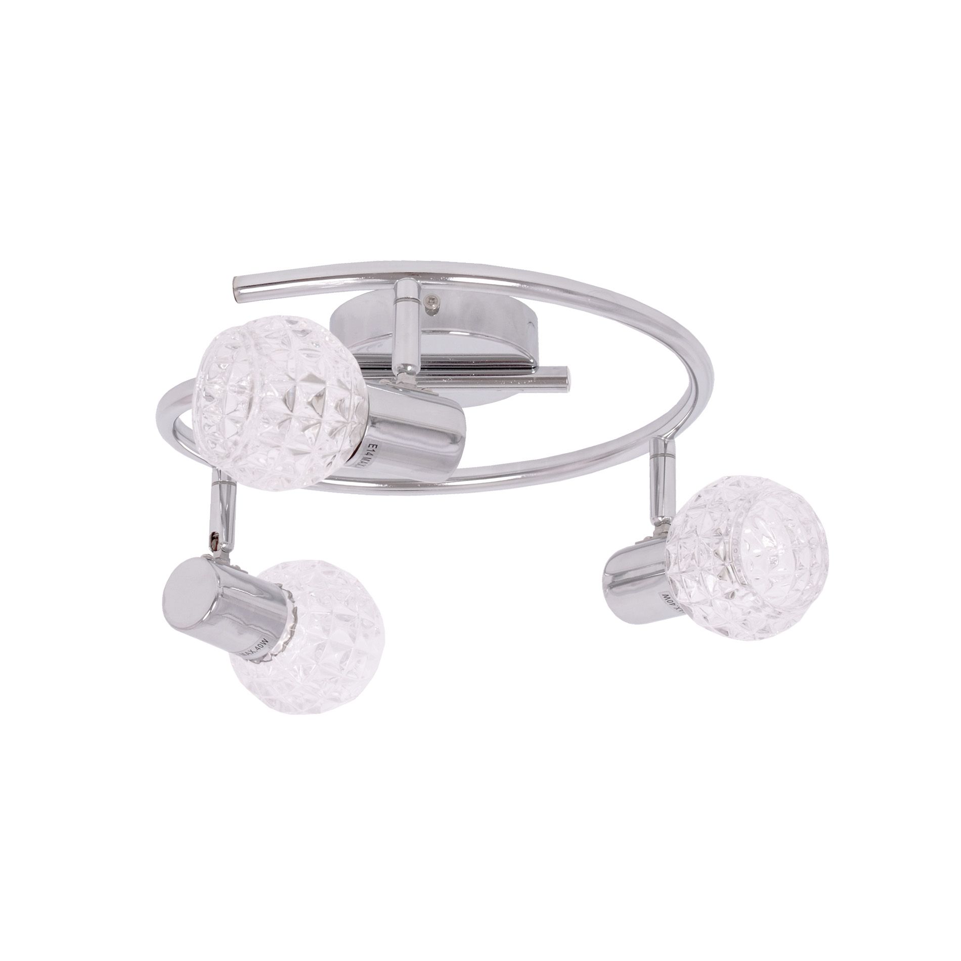 Kaja Alpina plafonnier 3x40 W chrome K-C9590A/3