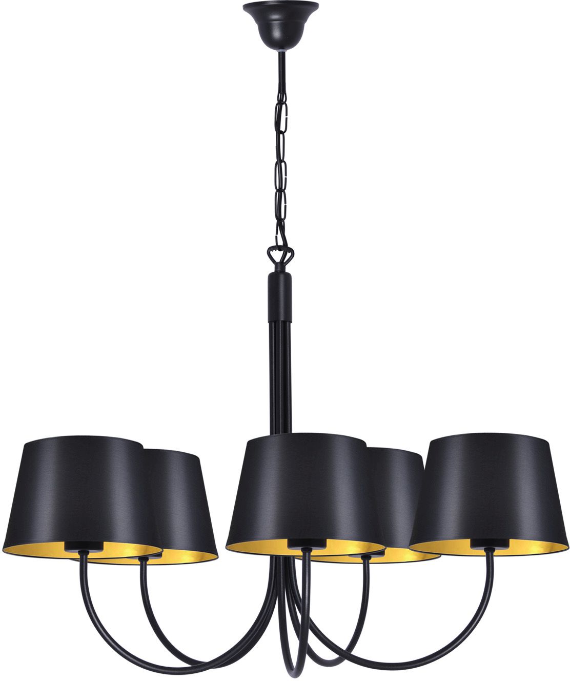 Kaja Sasto lampe suspendue 1x40 W noir-doré K-4336