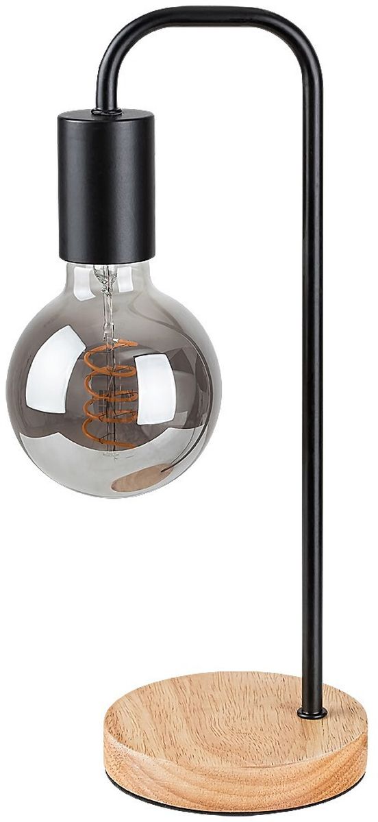 Rabalux Bruno lampe de table 1x40 W noir-bois 2090