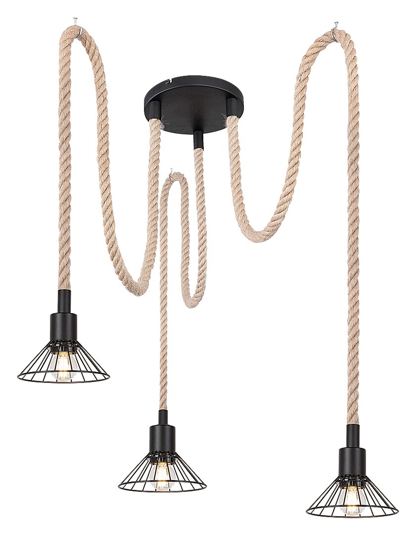 Rabalux Daryl lampe suspendue 3x40 W noir 5272