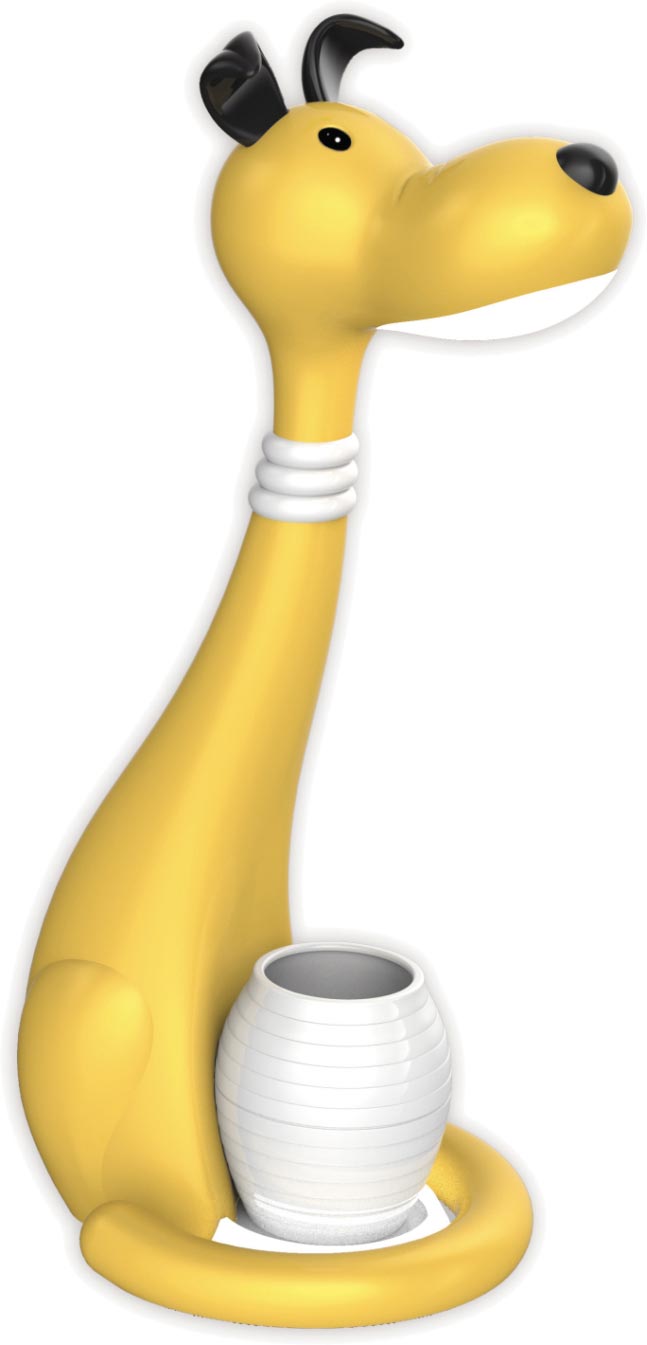 Kaja Piesek lampe de bureau 1x6 W jaune K-BL1607ŻÓŁTY