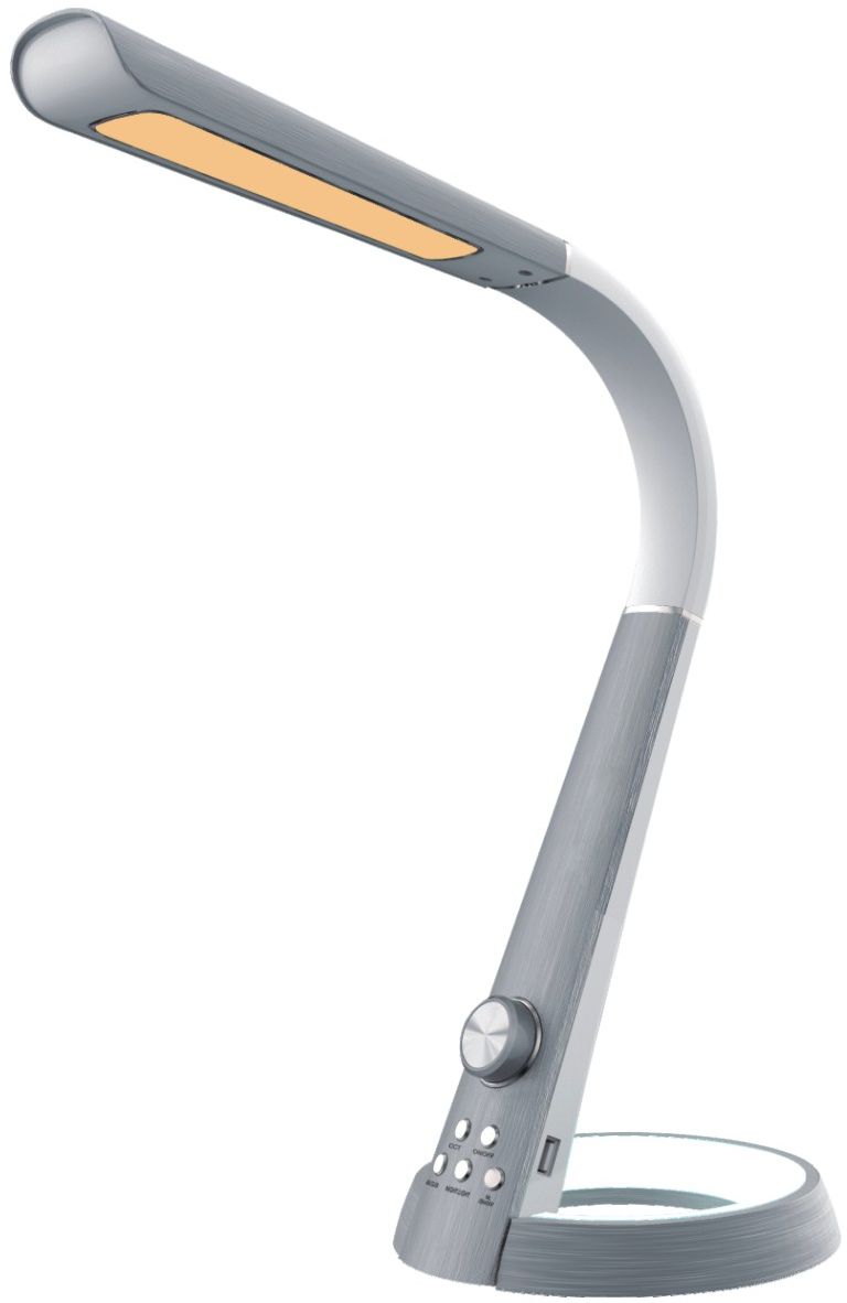 Kaja Berkane lampe de bureau 1x8 W argenté K-BL1063SREBRNY