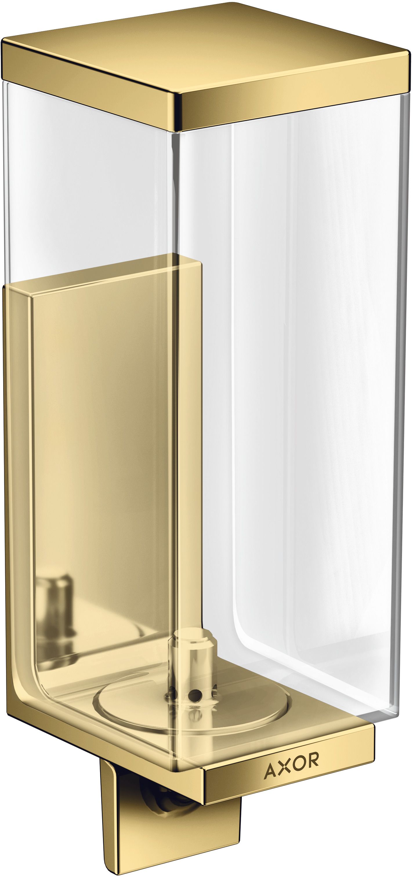 Axor Universal Rectangular distributeur de savon 600 ml or 42610990