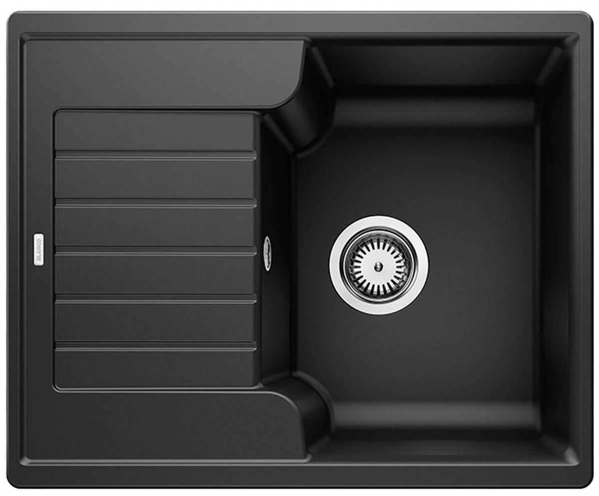Blanco Zia 40 S évier en granit 61.5x50 cm noir 526006