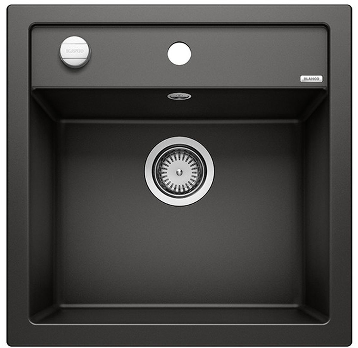 Blanco Dalago 5 évier en granit 51.5x51 cm noir 525871