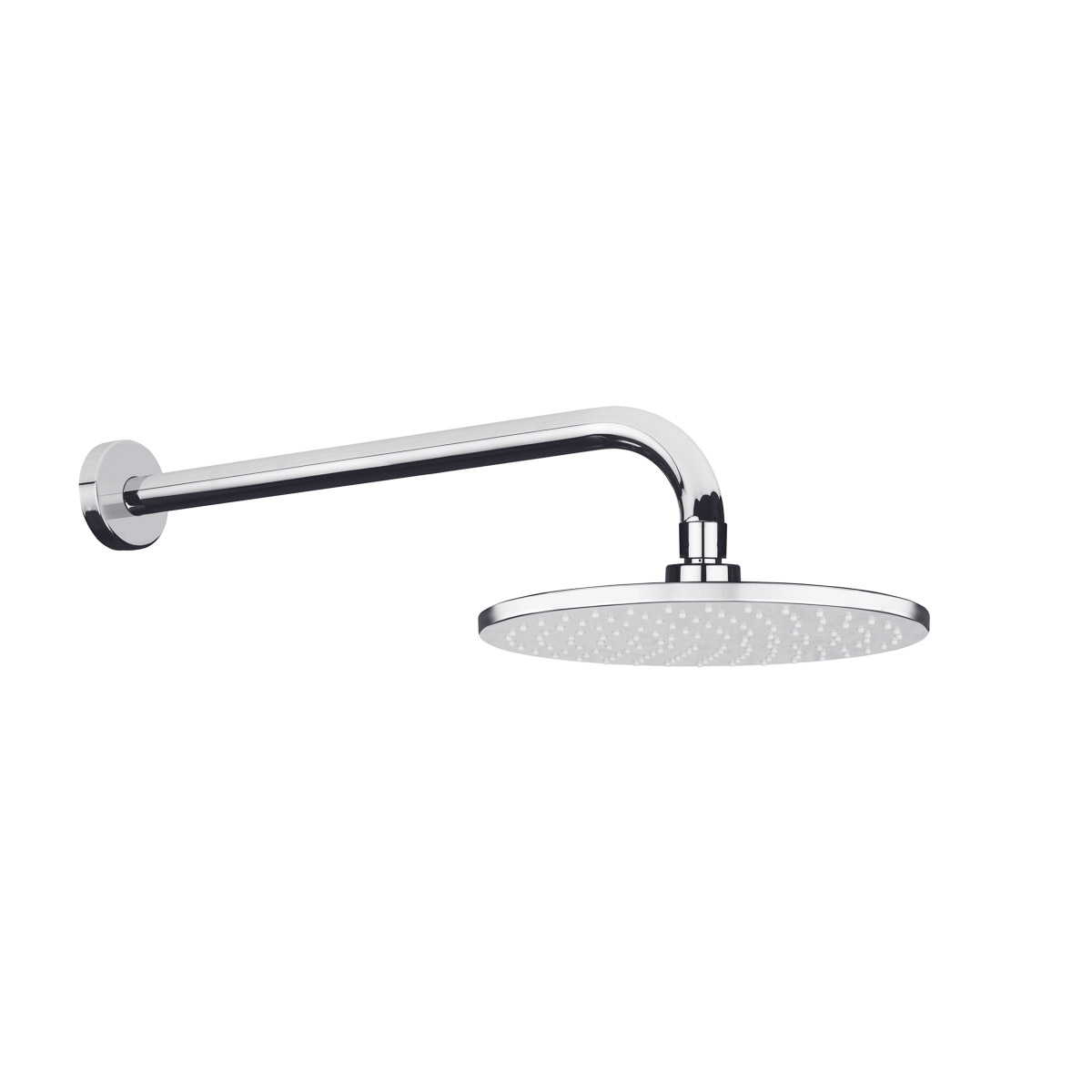 Set douche à effet de pluie Oltens Atran 37004100, bras mural Oltens Lagan 39400100