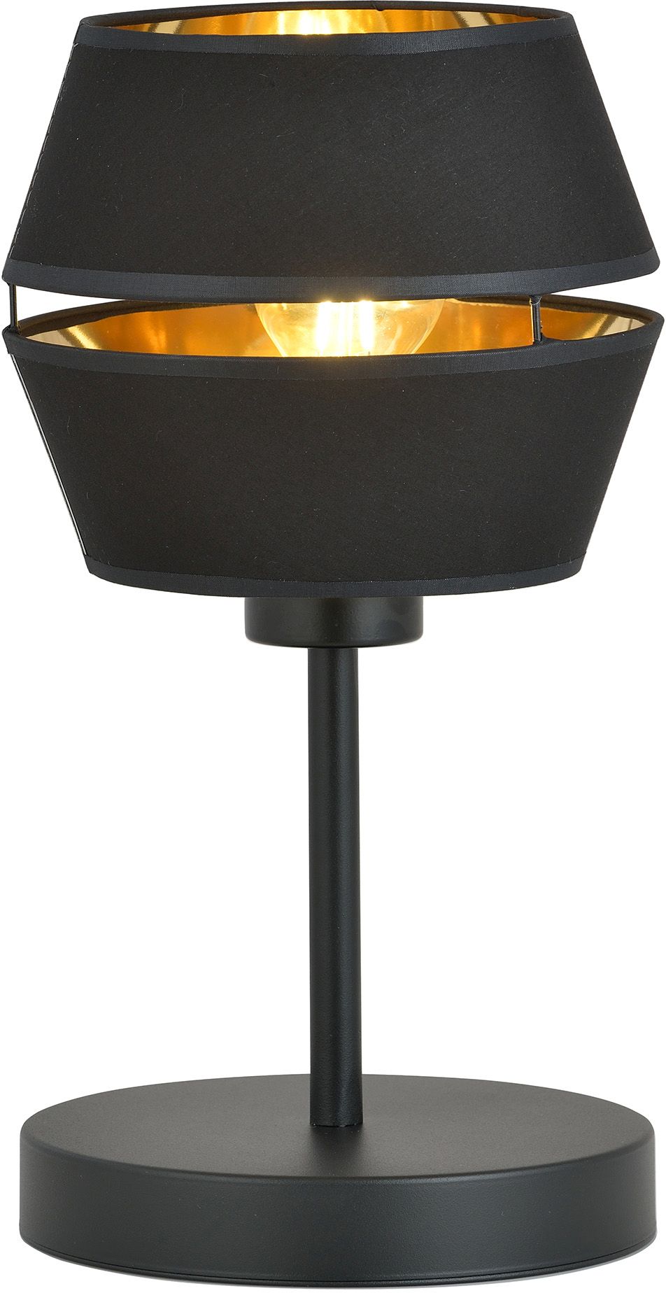 Emibig Piano lampe de table 1x15 W noir-doré 1183/LN
