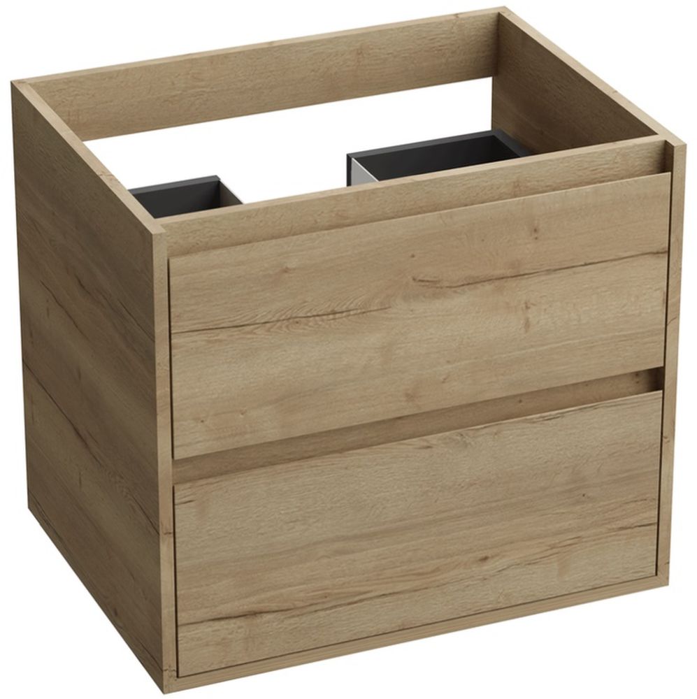 LaVita Minnesota armoire 60.5x46x54.2 cm sous-lavabo suspendu chêne 5900378324416