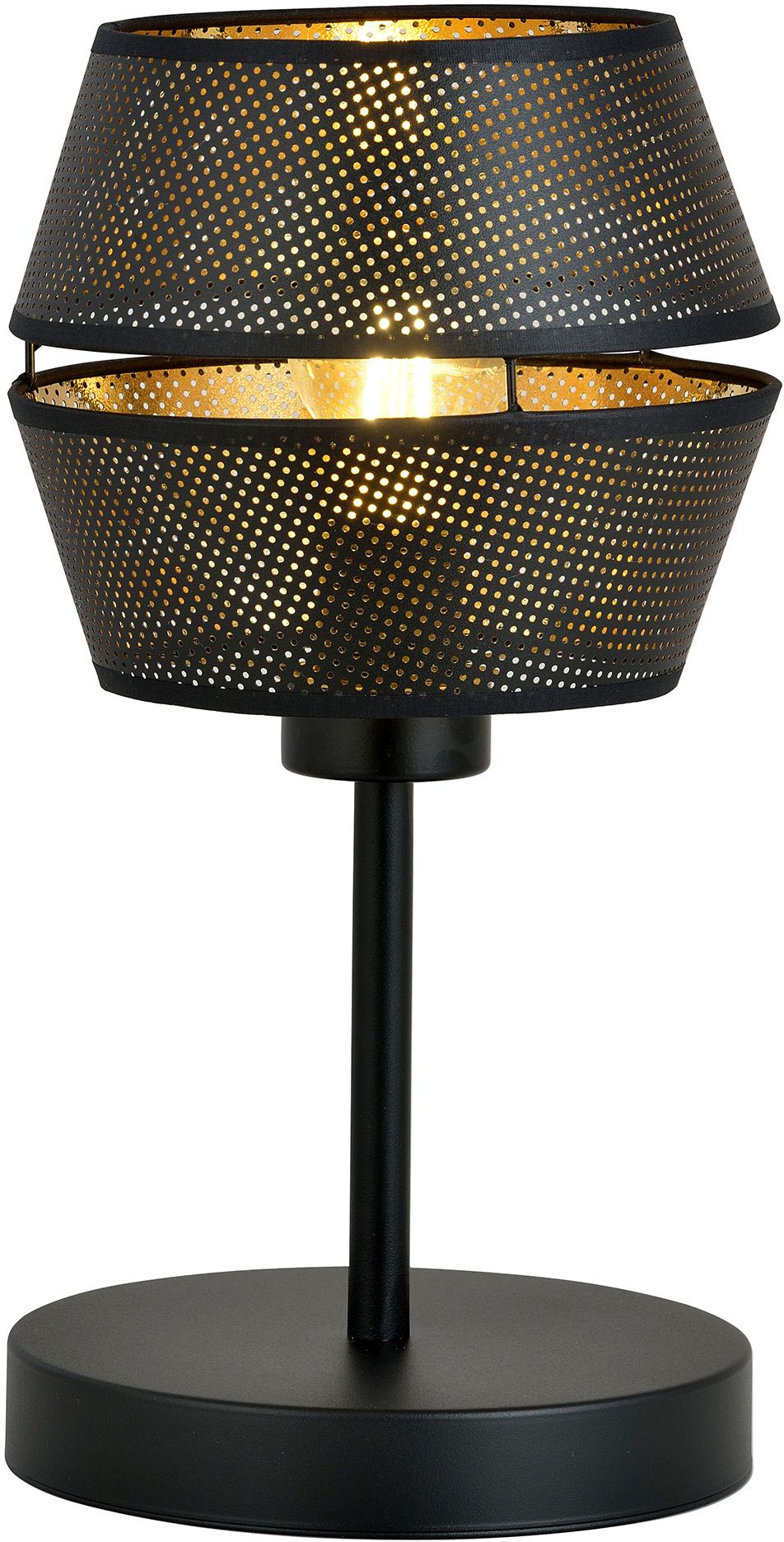 Emibig Malia lampe de table 1x15 W noir-doré 1185/LN