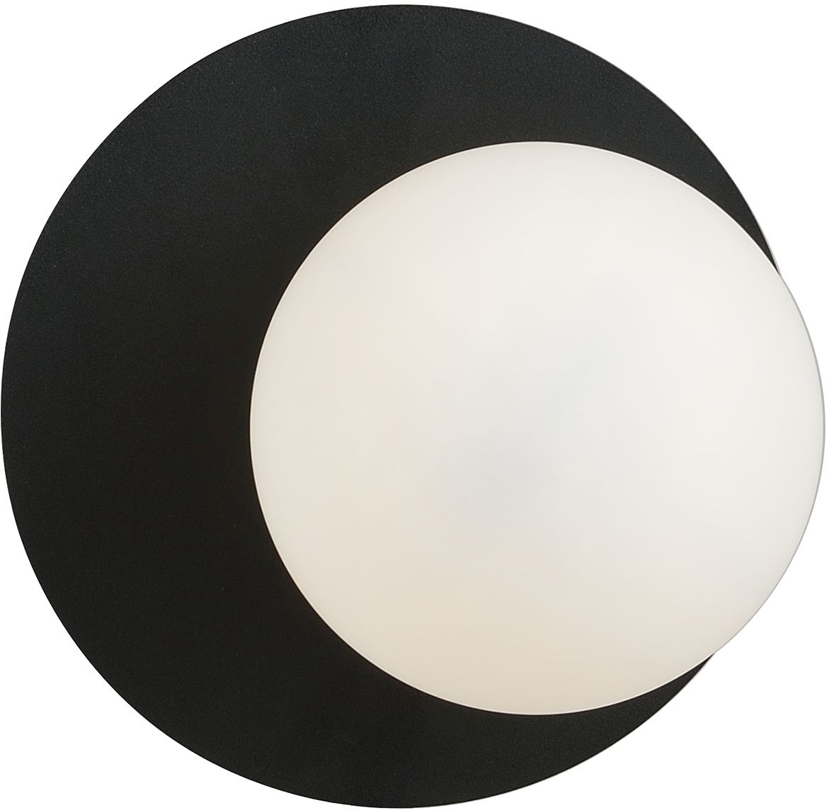 Emibig Oslo K1 applique murale 1x10 W blanc-noir 1187/K1