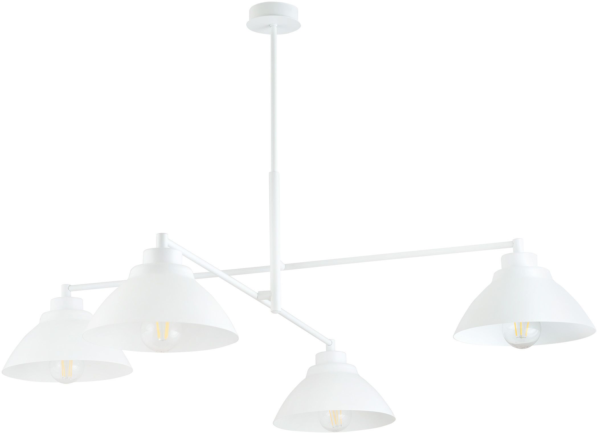 Emibig Maverick plafonnier 4x15 W blanc 1212/4
