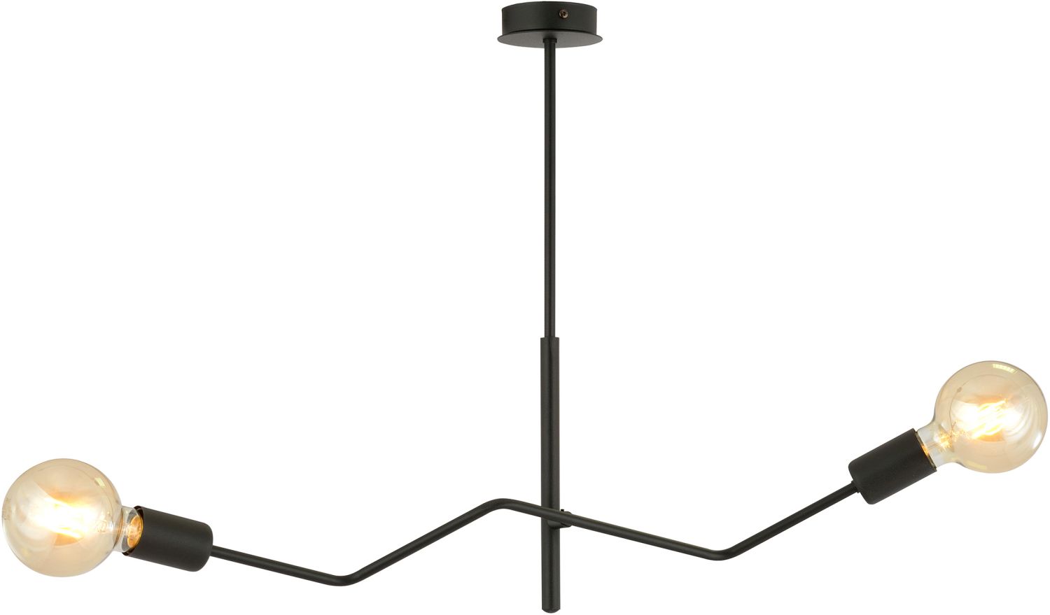 Emibig Frix plafonnier 2x15 W noir 1126/2