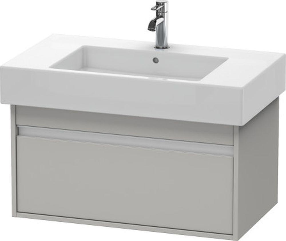 Duravit Ketho armoire 80x45.5x41 cm sous-lavabo suspendu gris KT669000707
