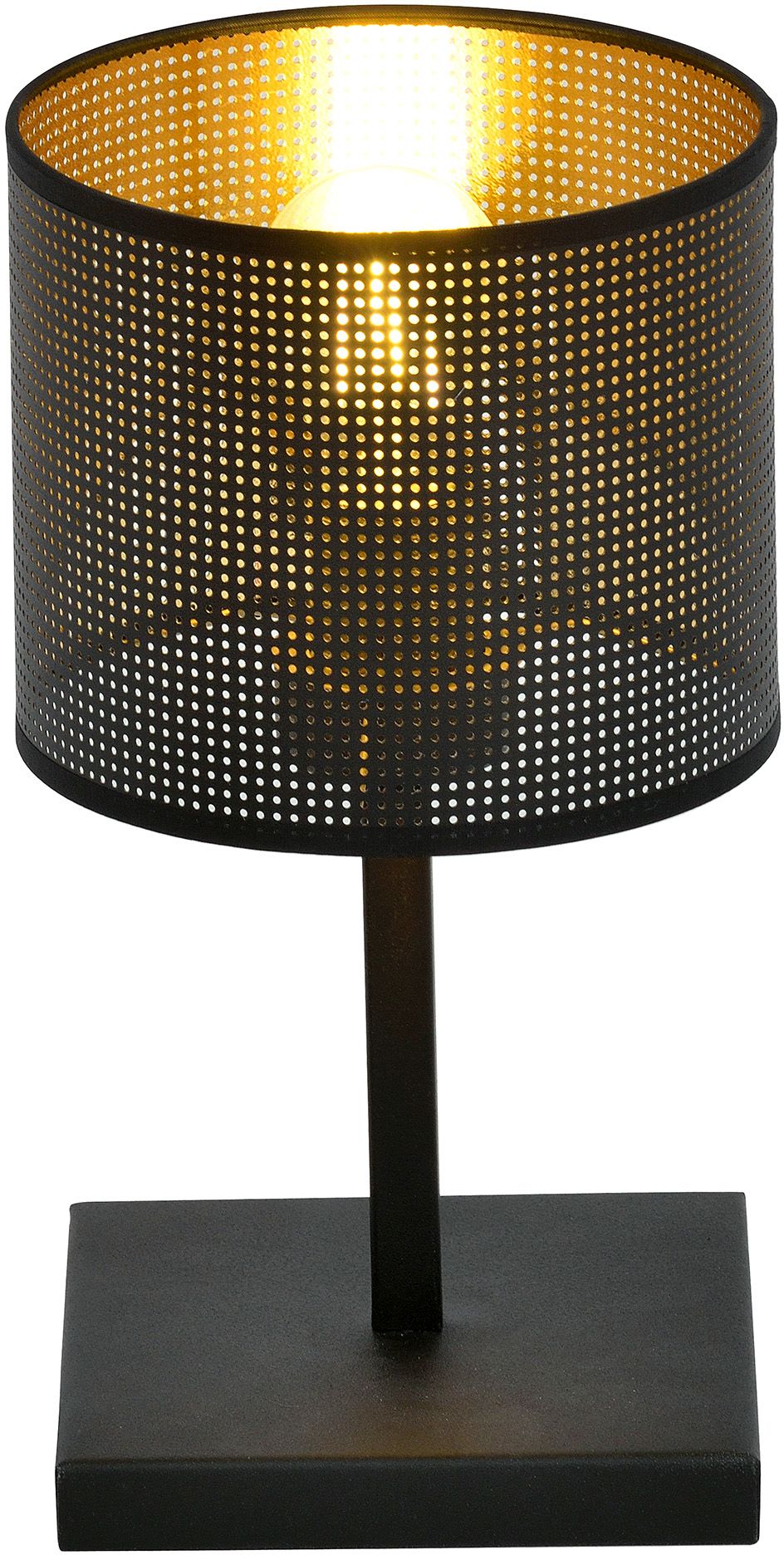 Emibig Jordan lampe de table 1x15 W noir-doré 1144/LN1