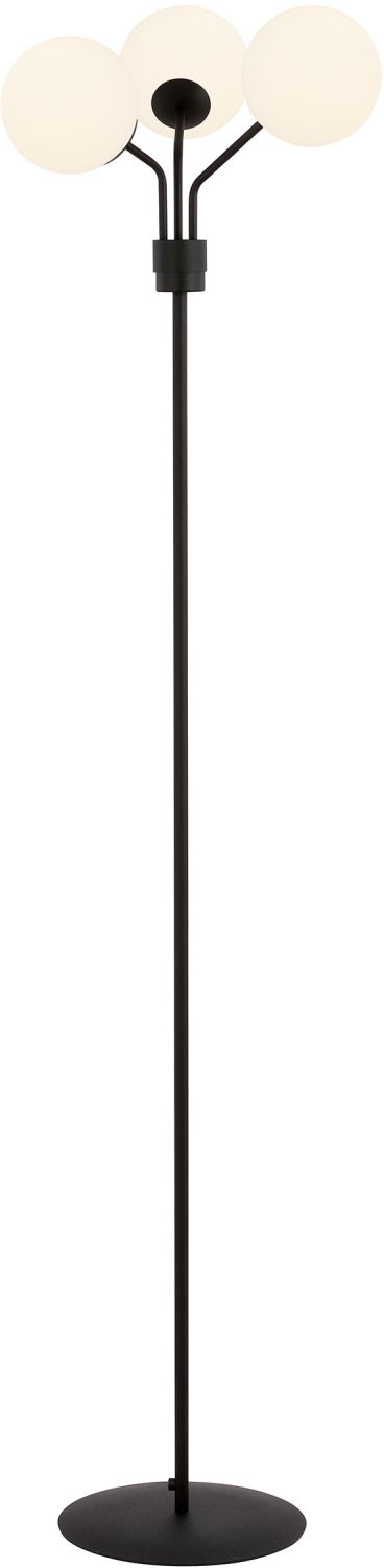 Emibig Nova lampadaire 3x10 W noir-opale 1138/LP3