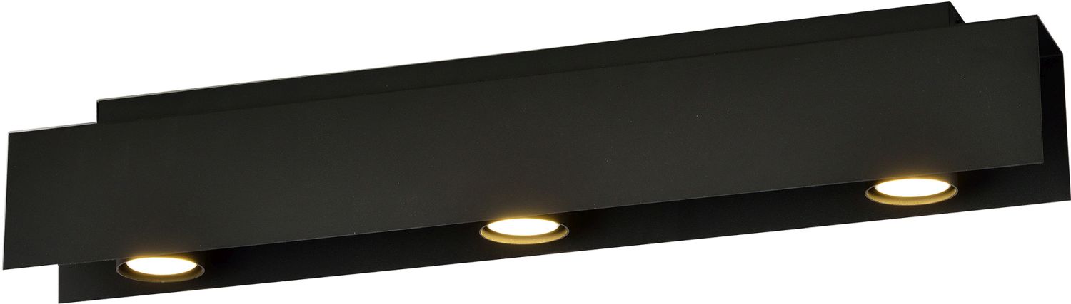 Emibig Kenno plafonnier 3x8 W noir 1141/3