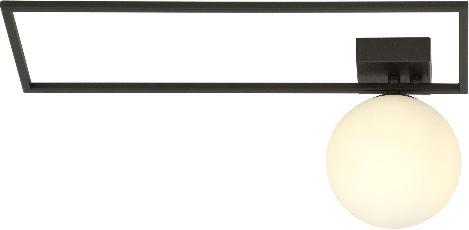 Emibig Imago plafonnier 1x10 W noir-opale 1130/1A