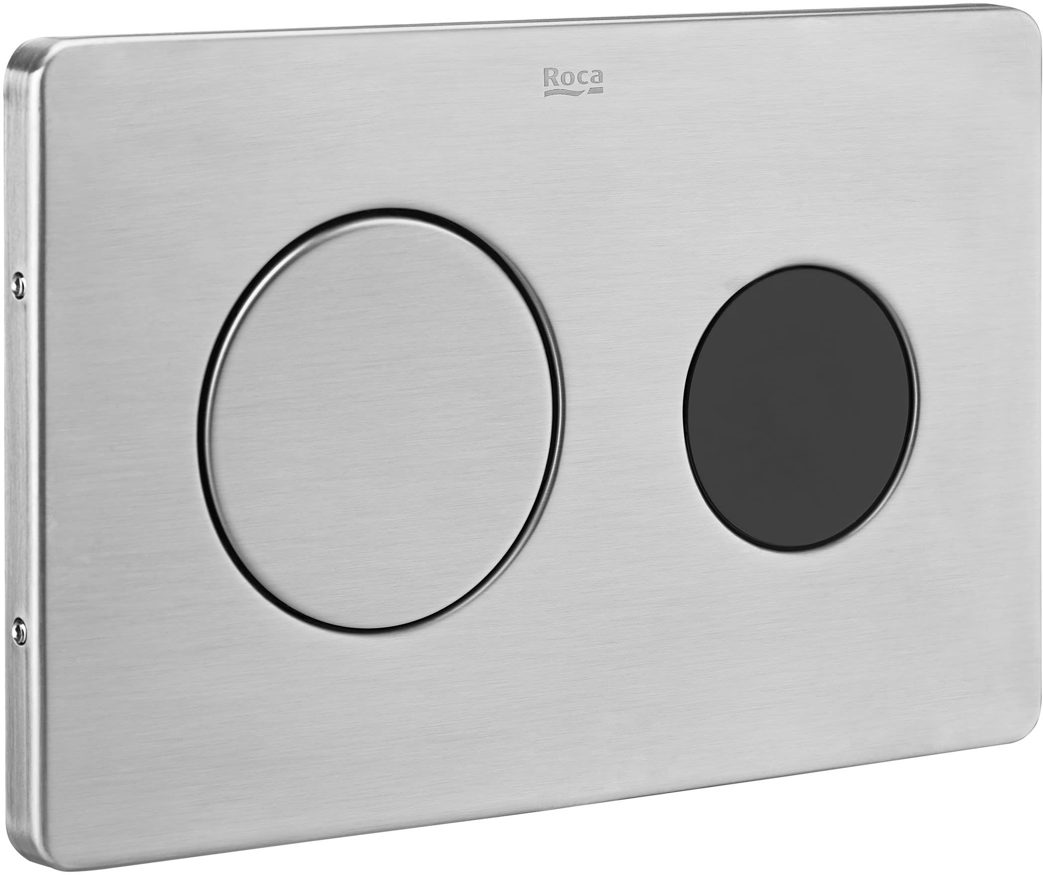 Roca One Pro bouton de chasse d'eau pour WC acier A890189500